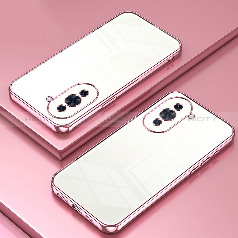 Coque Ultra Fine TPU Souple Housse Etui Transparente SY1 pour Huawei Nova 10 Or Rose Plus