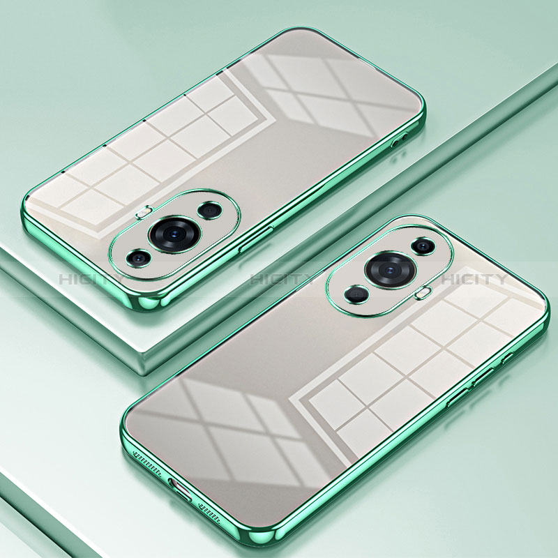 Coque Ultra Fine TPU Souple Housse Etui Transparente SY1 pour Huawei Nova 11 Ultra Vert Plus