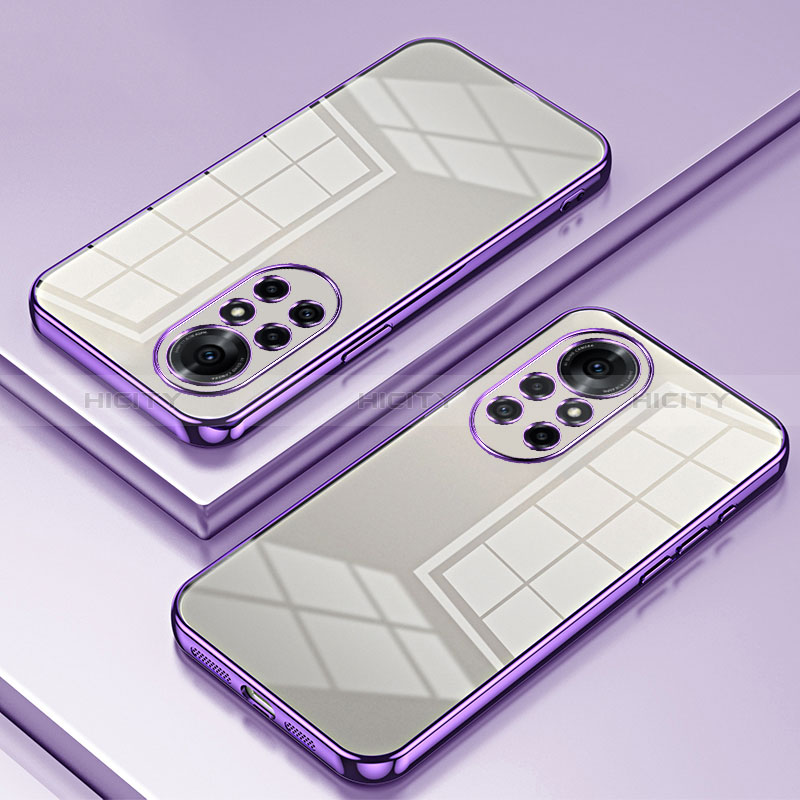 Coque Ultra Fine TPU Souple Housse Etui Transparente SY1 pour Huawei Nova 8 Pro 5G Violet Plus