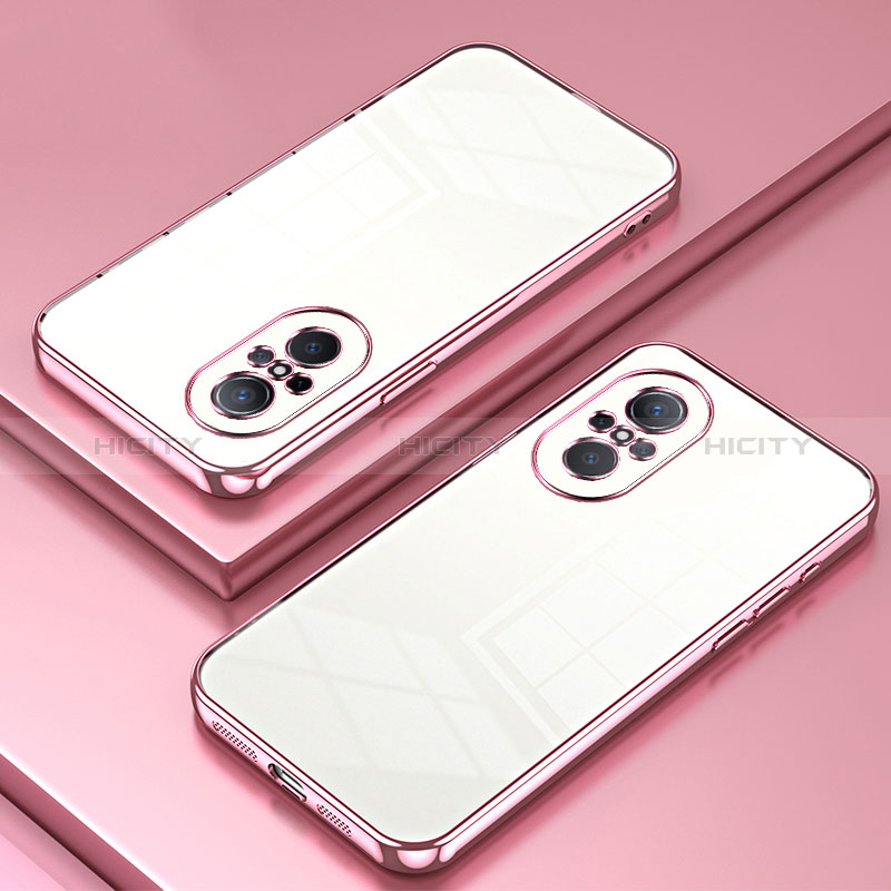 Coque Ultra Fine TPU Souple Housse Etui Transparente SY1 pour Huawei Nova 9 SE Or Rose Plus