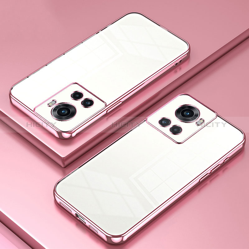 Coque Ultra Fine TPU Souple Housse Etui Transparente SY1 pour OnePlus Ace 5G Or Rose Plus