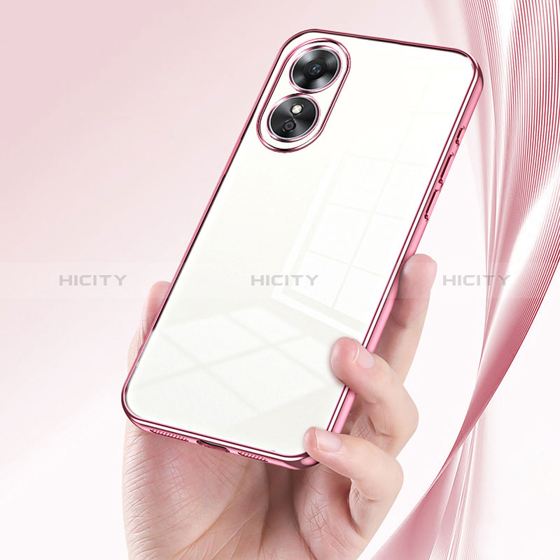 Coque Ultra Fine TPU Souple Housse Etui Transparente SY1 pour Oppo A17 Plus