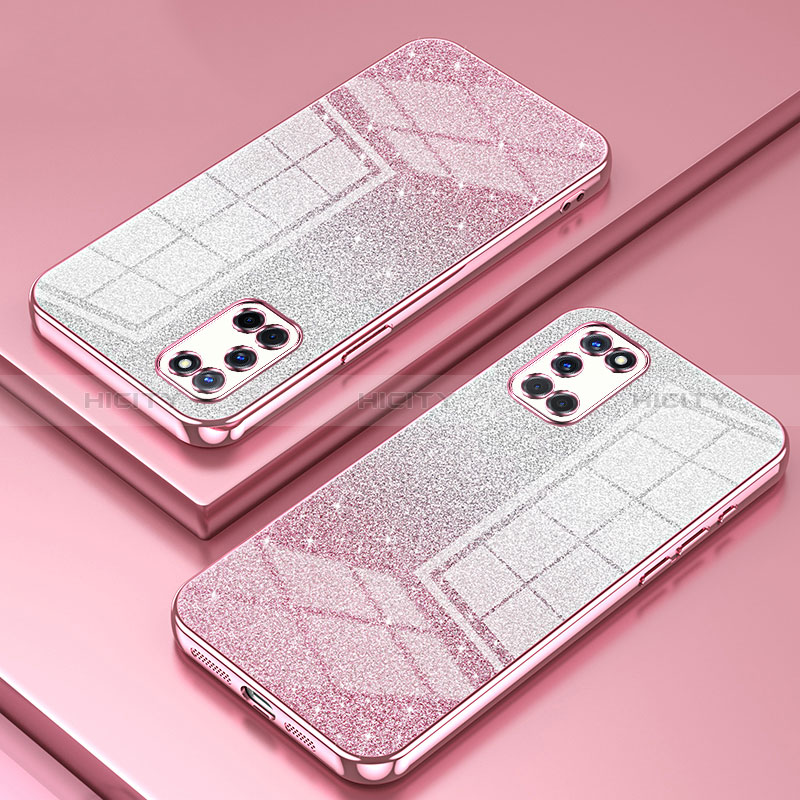 Coque Ultra Fine TPU Souple Housse Etui Transparente SY1 pour Oppo A52 Or Rose Plus