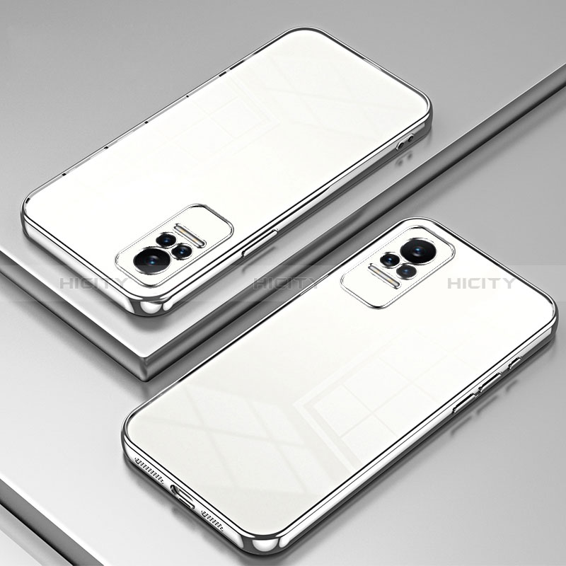 Coque Ultra Fine TPU Souple Housse Etui Transparente SY1 pour Xiaomi Civi 5G Argent Plus