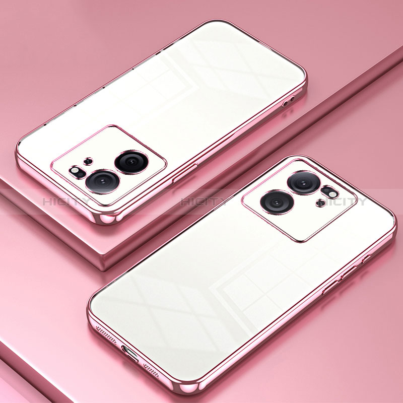 Coque Ultra Fine TPU Souple Housse Etui Transparente SY1 pour Xiaomi Mi 13T Pro 5G Or Rose Plus