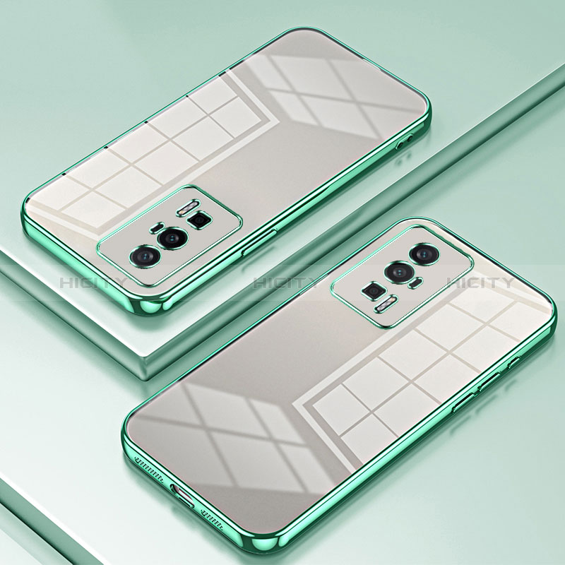 Coque Ultra Fine TPU Souple Housse Etui Transparente SY1 pour Xiaomi Redmi K60 5G Vert Plus