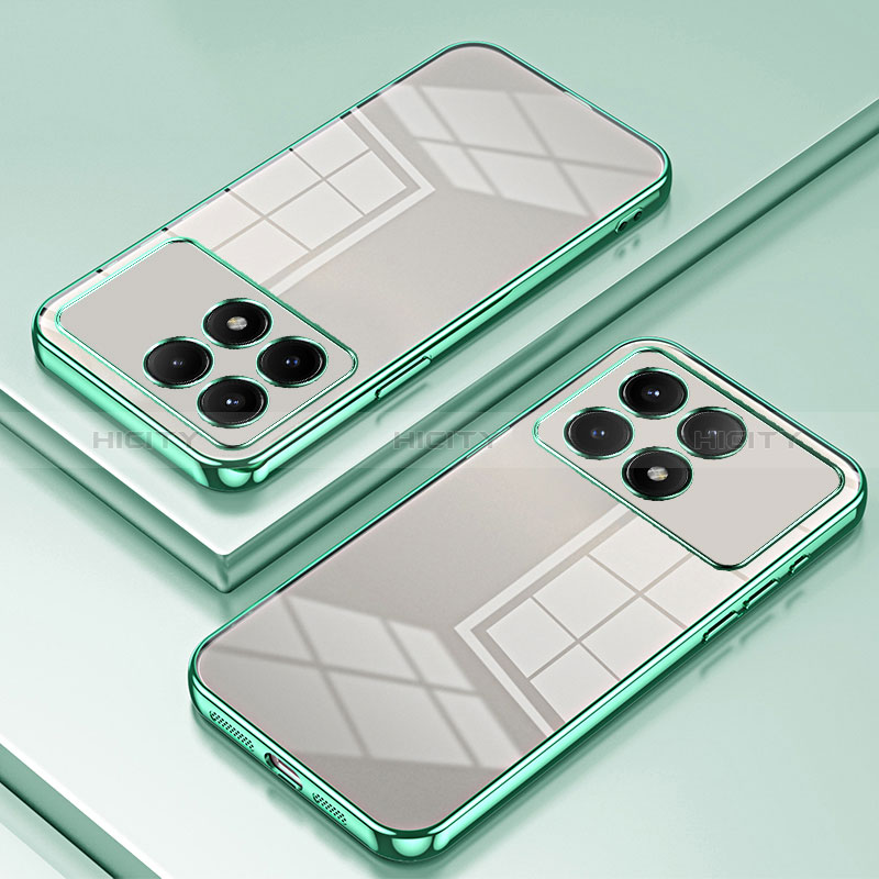 Coque Ultra Fine TPU Souple Housse Etui Transparente SY1 pour Xiaomi Redmi K70 Pro 5G Vert Plus