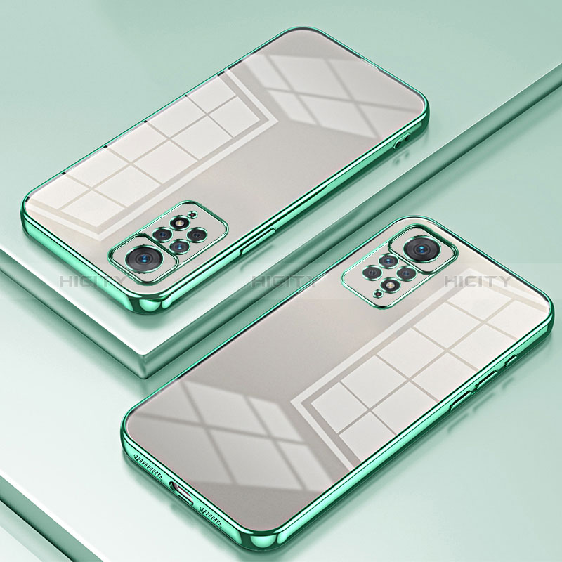 Coque Ultra Fine TPU Souple Housse Etui Transparente SY1 pour Xiaomi Redmi Note 11 Pro 4G Vert Plus