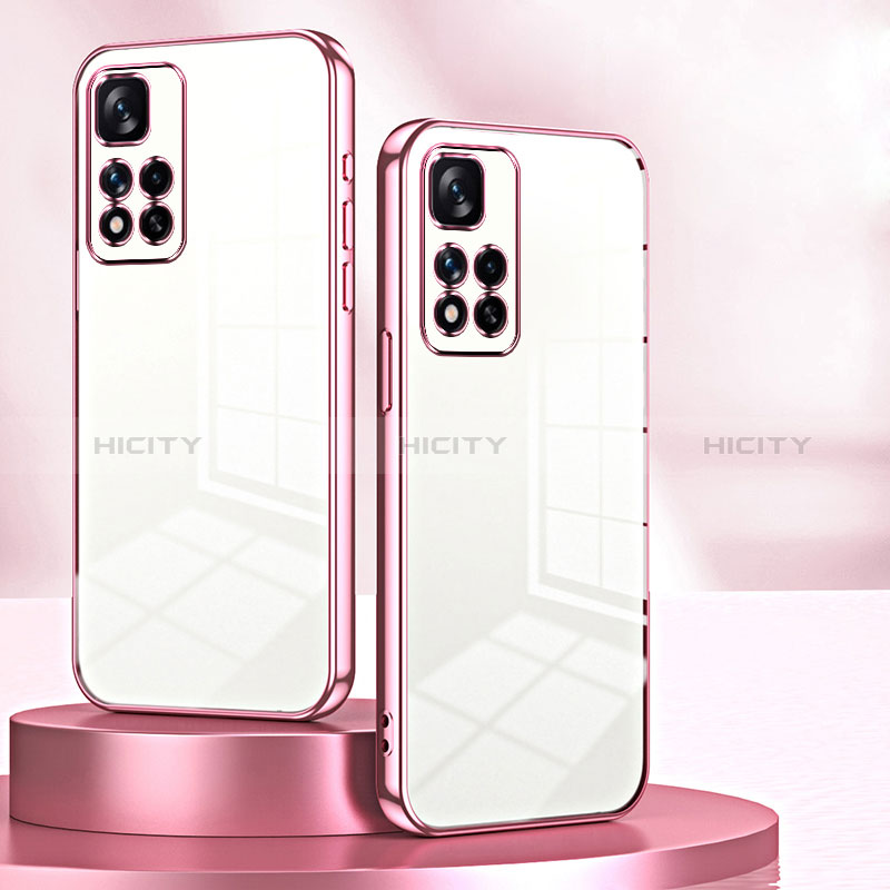 Coque Ultra Fine TPU Souple Housse Etui Transparente SY1 pour Xiaomi Redmi Note 11 Pro 5G Plus