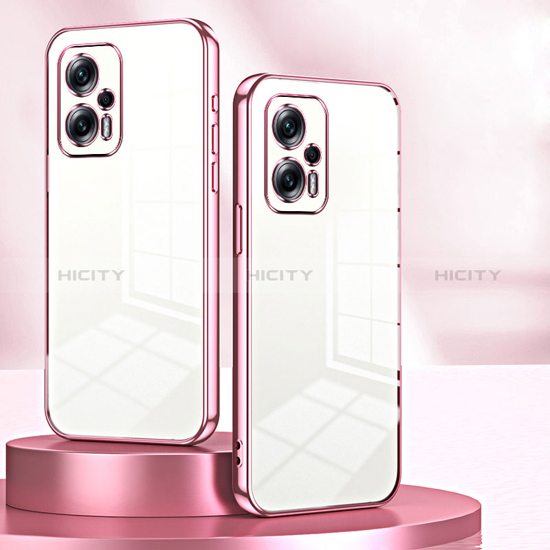 Coque Ultra Fine TPU Souple Housse Etui Transparente SY1 pour Xiaomi Redmi Note 11T Pro 5G Plus