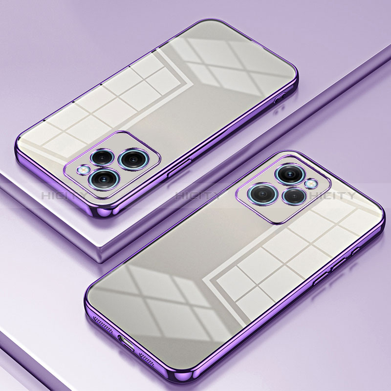 Coque Ultra Fine TPU Souple Housse Etui Transparente SY1 pour Xiaomi Redmi Note 12 Pro Speed 5G Violet Plus