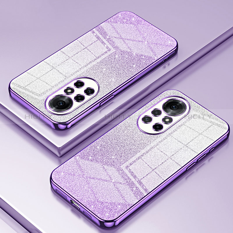 Coque Ultra Fine TPU Souple Housse Etui Transparente SY2 pour Huawei Nova 8 Pro 5G Violet Plus