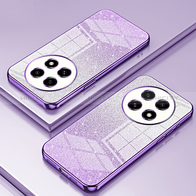 Coque Ultra Fine TPU Souple Housse Etui Transparente SY2 pour Oppo A2 Pro 5G Violet Plus