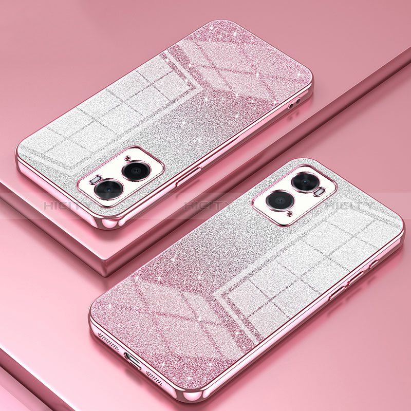 Coque Ultra Fine TPU Souple Housse Etui Transparente SY2 pour Oppo A36 Or Rose Plus