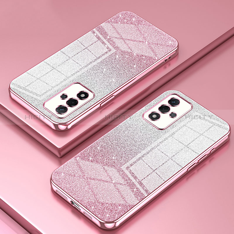 Coque Ultra Fine TPU Souple Housse Etui Transparente SY2 pour Oppo A93s 5G Or Rose Plus