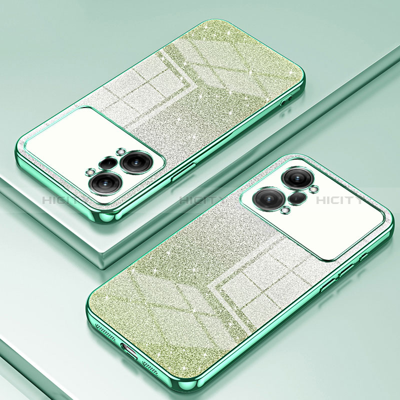 Coque Ultra Fine TPU Souple Housse Etui Transparente SY2 pour Oppo K10 Pro 5G Vert Plus