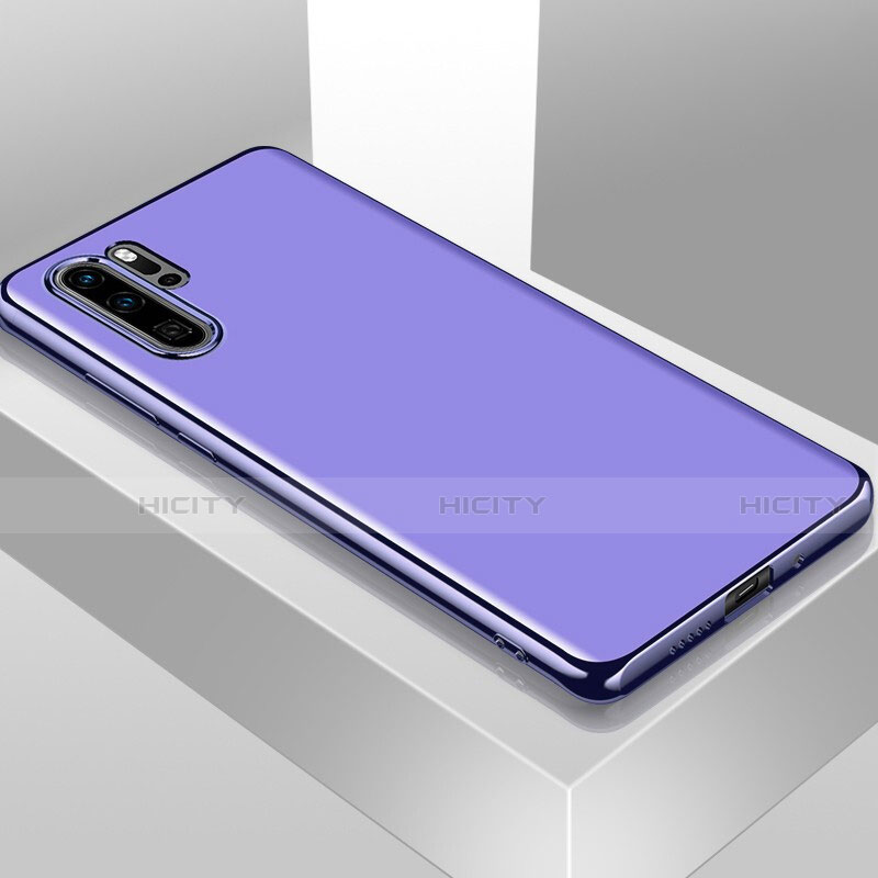 Coque Ultra Fine TPU Souple Housse Etui Transparente T01 pour Huawei P30 Pro New Edition Violet Plus