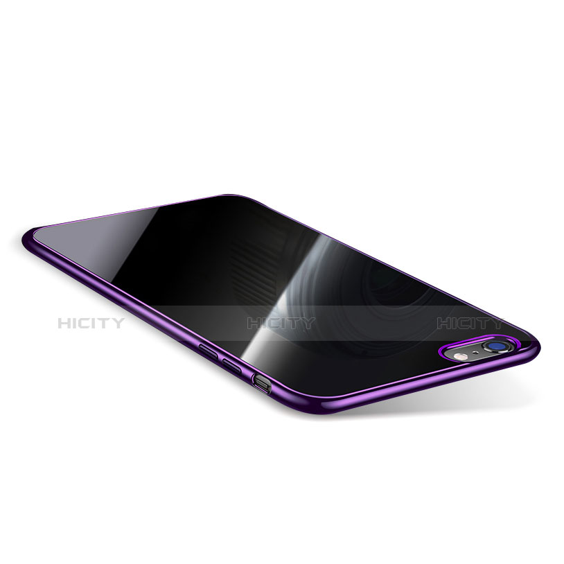 Coque Ultra Fine TPU Souple Housse Etui Transparente T08 pour Apple iPhone 6S Plus Violet Plus