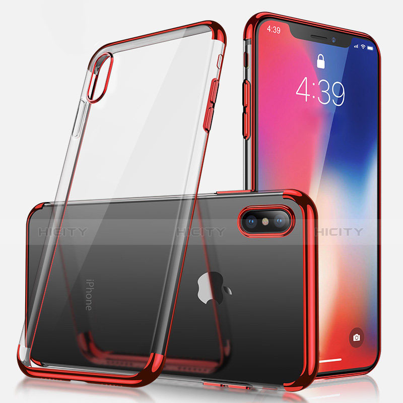 Coque Ultra Fine TPU Souple Housse Etui Transparente V02 pour Apple iPhone X Plus