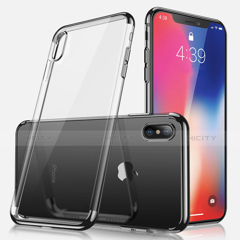 Coque Ultra Fine TPU Souple Housse Etui Transparente V02 pour Apple iPhone X Plus