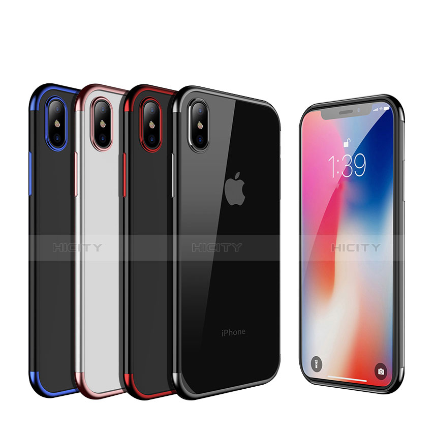 Coque Ultra Fine TPU Souple Housse Etui Transparente V02 pour Apple iPhone X Plus