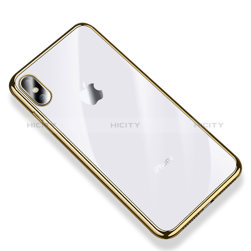 Coque Ultra Fine TPU Souple Housse Etui Transparente V03 pour Apple iPhone Xs Max Or Plus