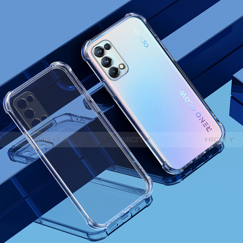 Coque Ultra Fine TPU Souple Housse Etui Transparente Z01 pour Oppo Reno5 5G Clair Plus