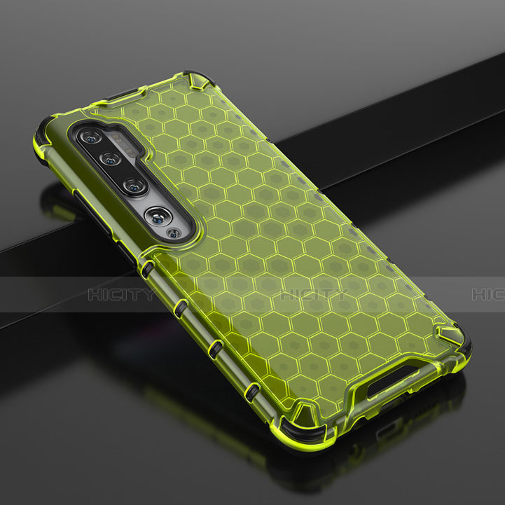 Coque Ultra Fine TPU Souple Housse Etui Transparente Z01 pour Xiaomi Mi Note 10 Vert Plus