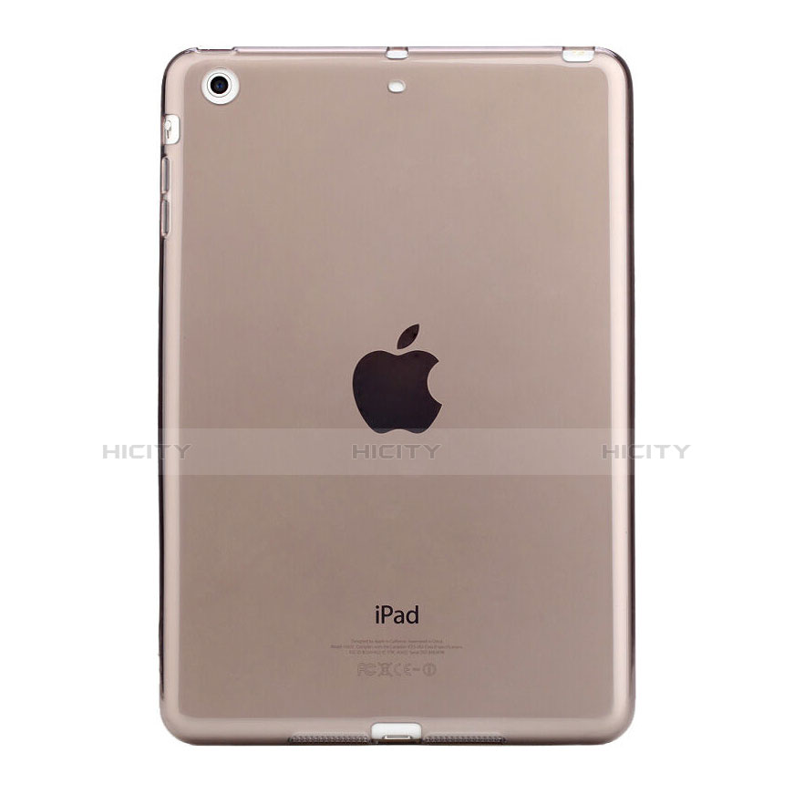 Coque Ultra Fine TPU Souple Transparente pour Apple iPad Mini 2 Gris Plus