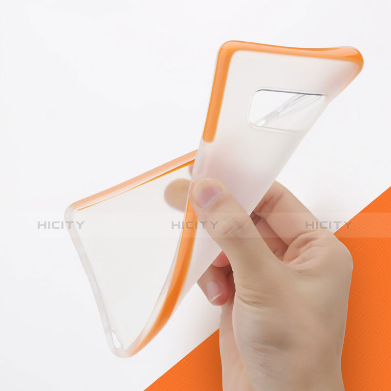 Coque Ultra Fine TPU Souple Transparente pour Samsung Galaxy Note 8 Duos N950F Orange Plus