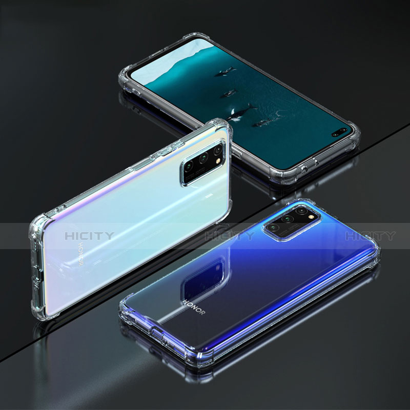 Coque Ultra Fine TPU Souple Transparente T02 pour Huawei Honor V30 Pro 5G Clair Plus