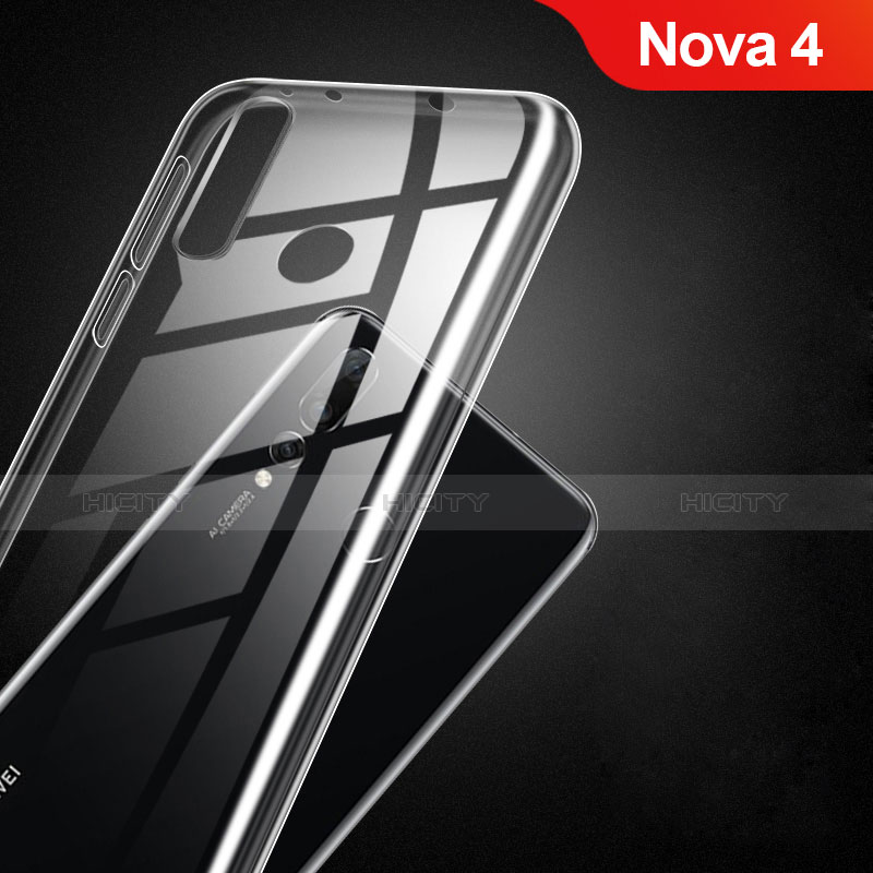 Coque Ultra Fine TPU Souple Transparente T02 pour Huawei Nova 4 Clair Plus