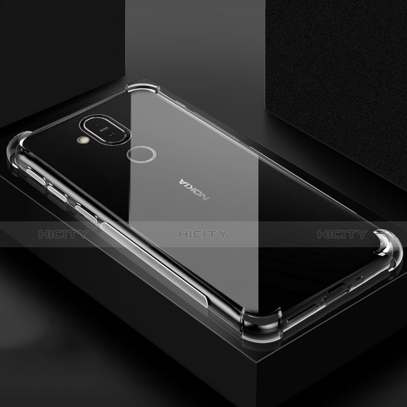 Coque Ultra Fine TPU Souple Transparente T02 pour Nokia 7.1 Plus Clair Plus