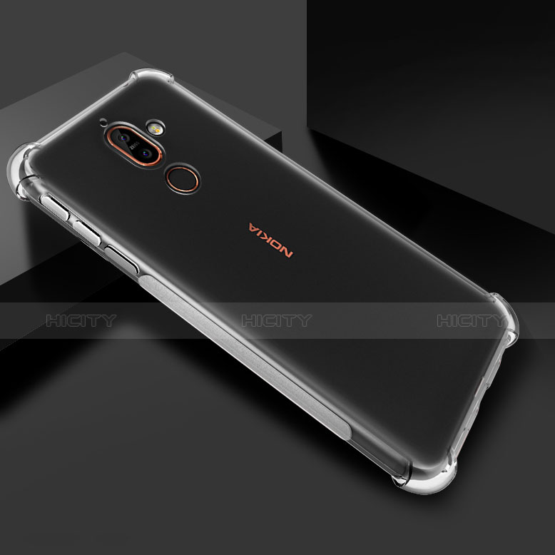 Coque Ultra Fine TPU Souple Transparente T02 pour Nokia 7 Plus Clair Plus