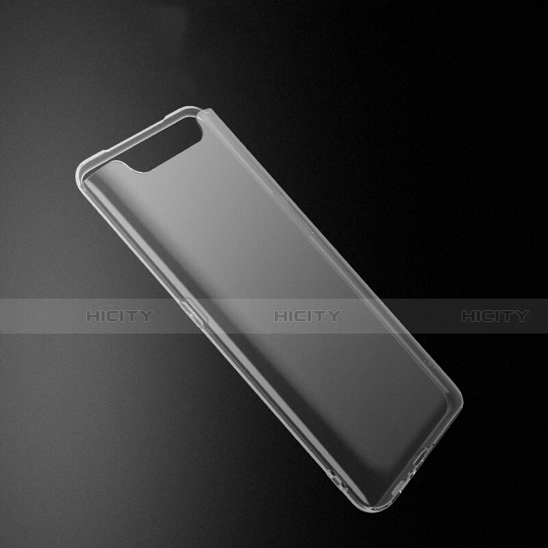 Coque Ultra Fine TPU Souple Transparente T02 pour Samsung Galaxy A80 Clair Plus