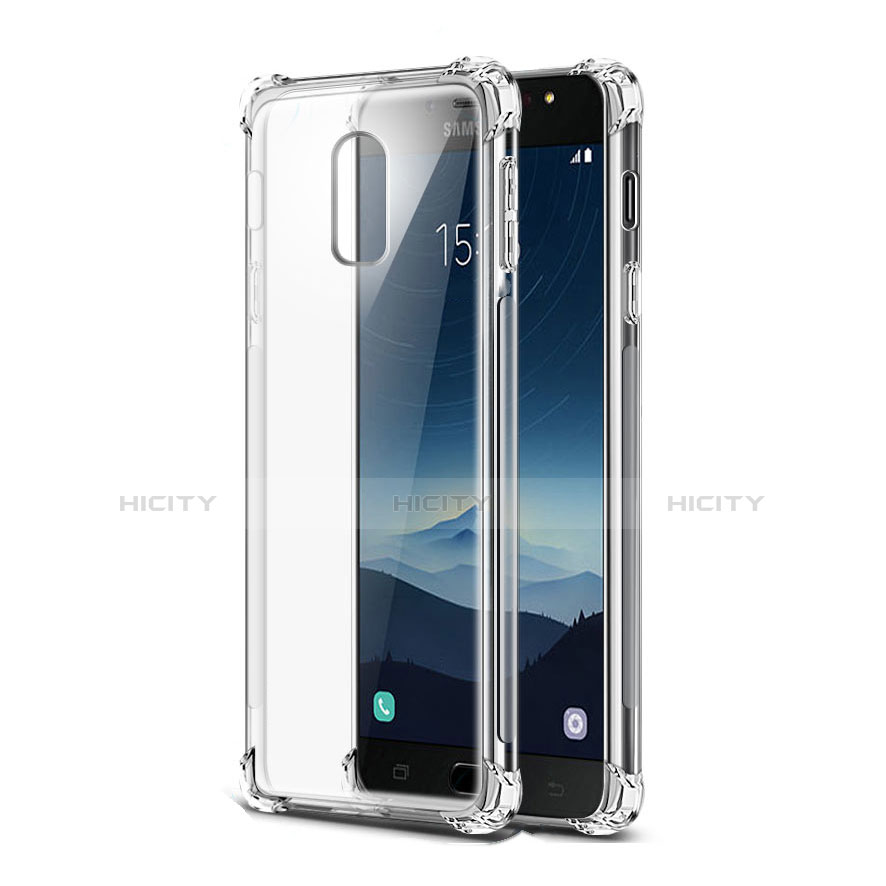 Coque Ultra Fine TPU Souple Transparente T02 pour Samsung Galaxy J7 Plus Clair Plus