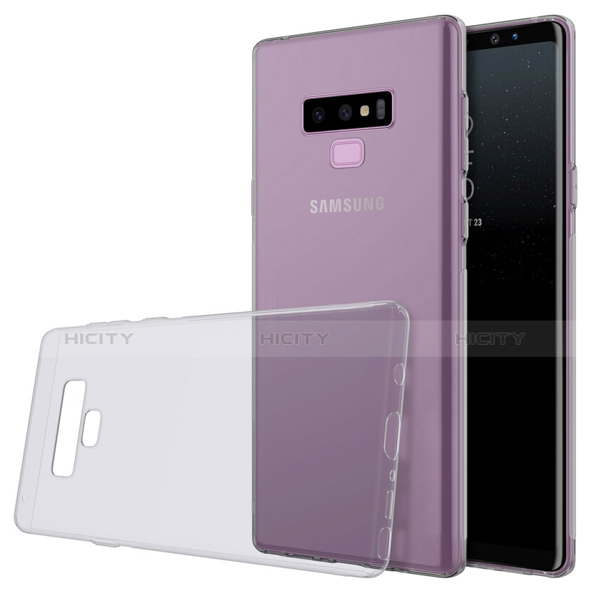 Coque Ultra Fine TPU Souple Transparente T02 pour Samsung Galaxy Note 9 Gris Plus