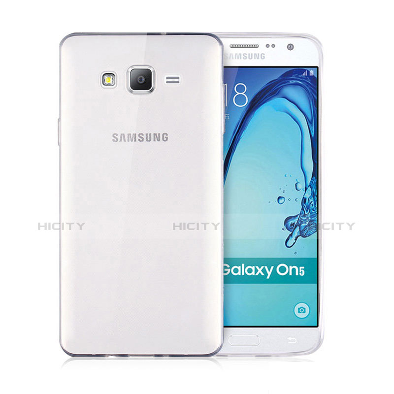 Coque Ultra Fine TPU Souple Transparente T02 pour Samsung Galaxy On5 G550FY Clair Plus