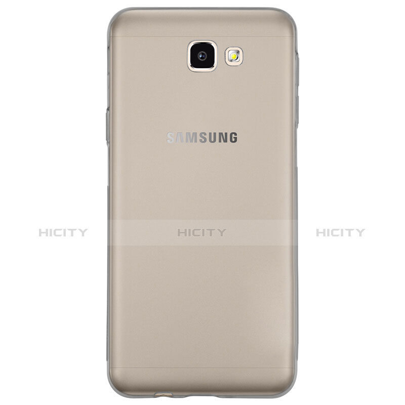 Coque Ultra Fine TPU Souple Transparente T02 pour Samsung Galaxy On7 (2016) G6100 Gris Plus