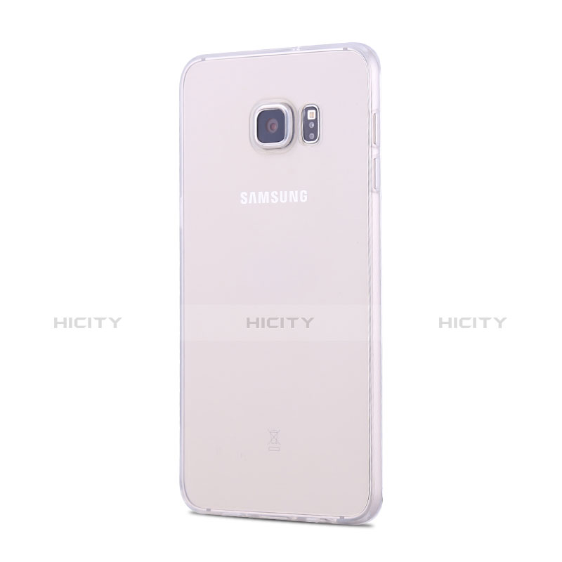 Coque Ultra Fine TPU Souple Transparente T02 pour Samsung Galaxy S6 Edge+ Plus SM-G928F Clair Plus