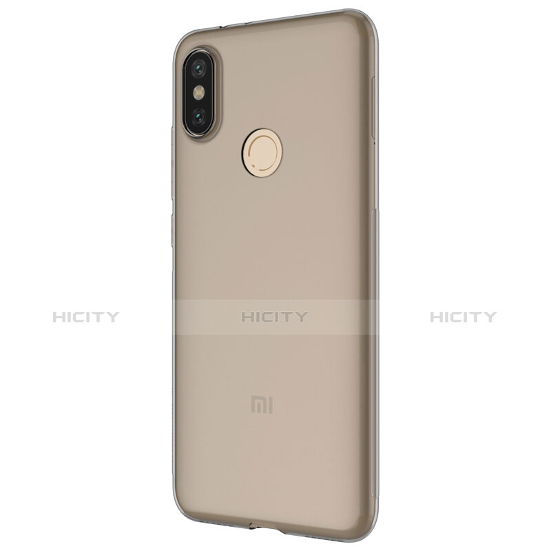 Coque Ultra Fine TPU Souple Transparente T02 pour Xiaomi Mi 6X Gris Plus