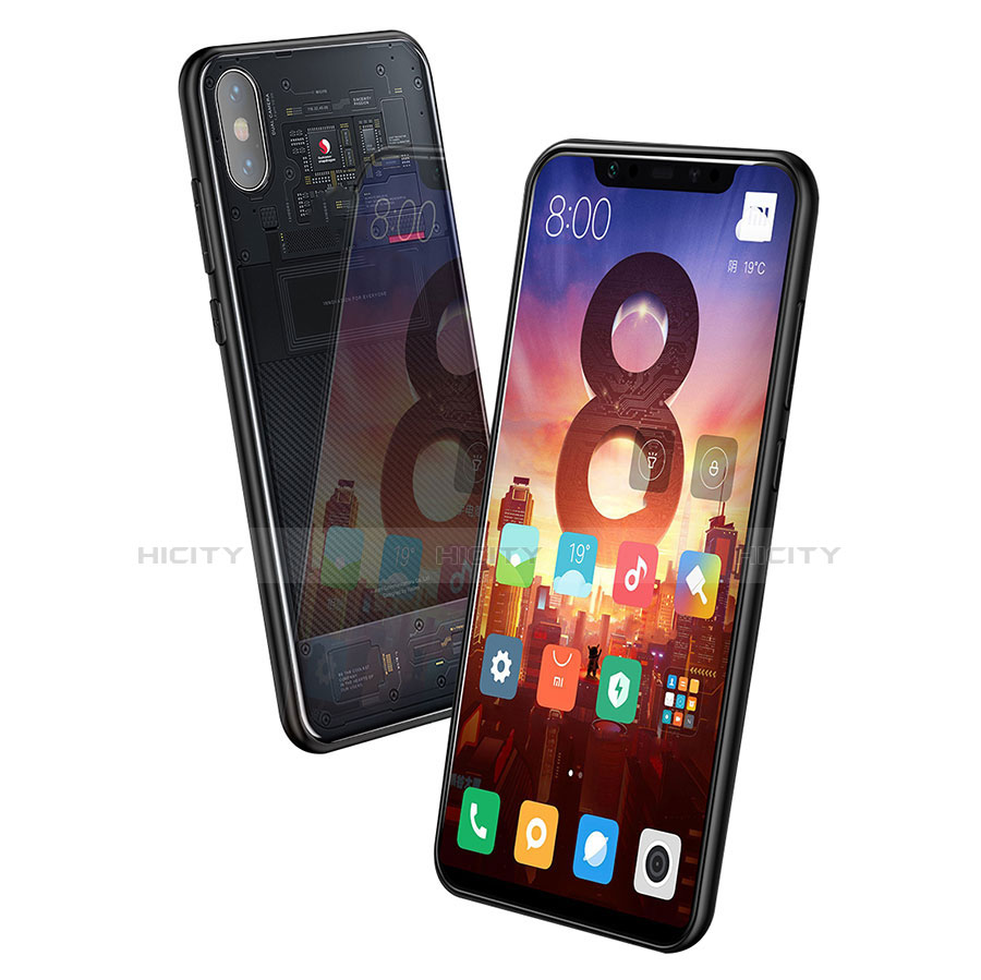 Coque Ultra Fine TPU Souple Transparente T02 pour Xiaomi Mi 8 Pro Global Version Noir Plus