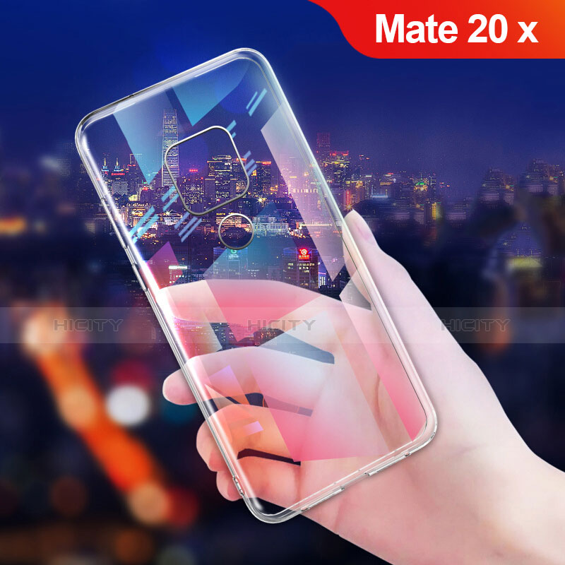 Coque Ultra Fine TPU Souple Transparente T06 pour Huawei Mate 20 X Clair Plus