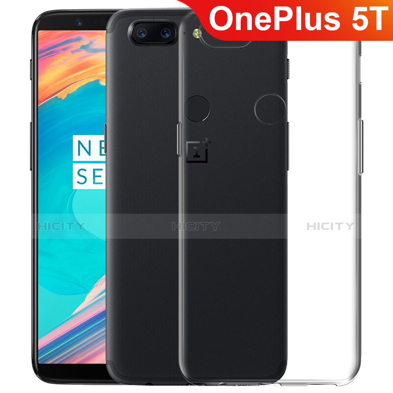 Coque Ultra Fine TPU Souple Transparente T06 pour OnePlus 5T A5010 Clair Plus