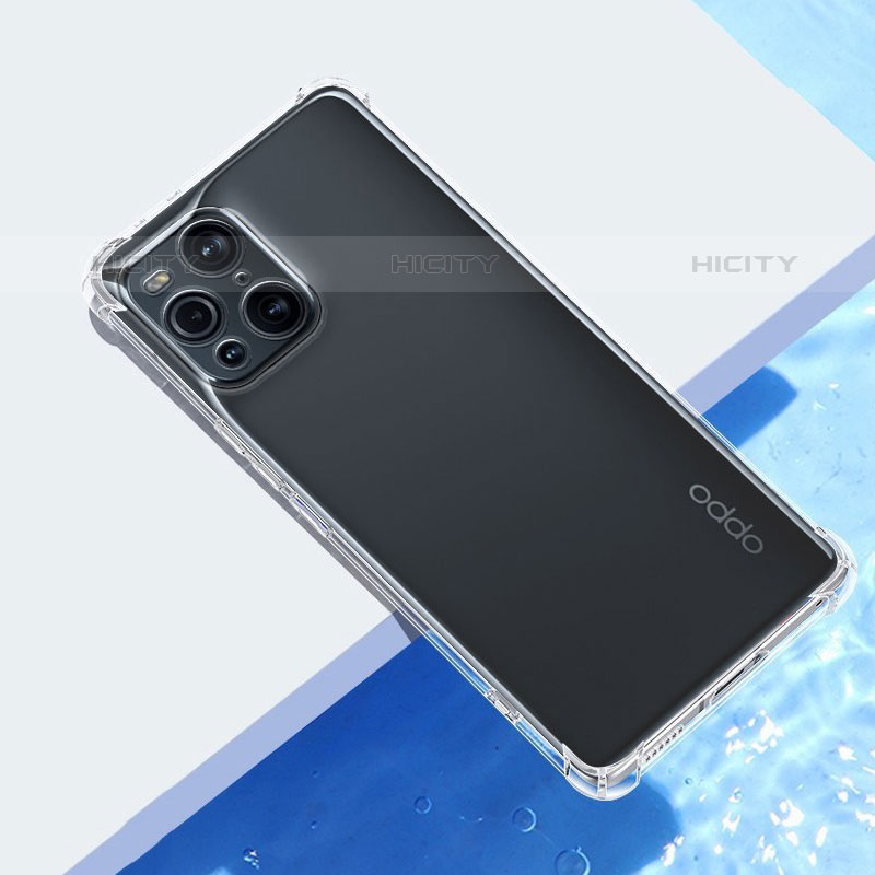 Coque Ultra Fine TPU Souple Transparente T06 pour Oppo Find X3 Pro 5G Clair Plus