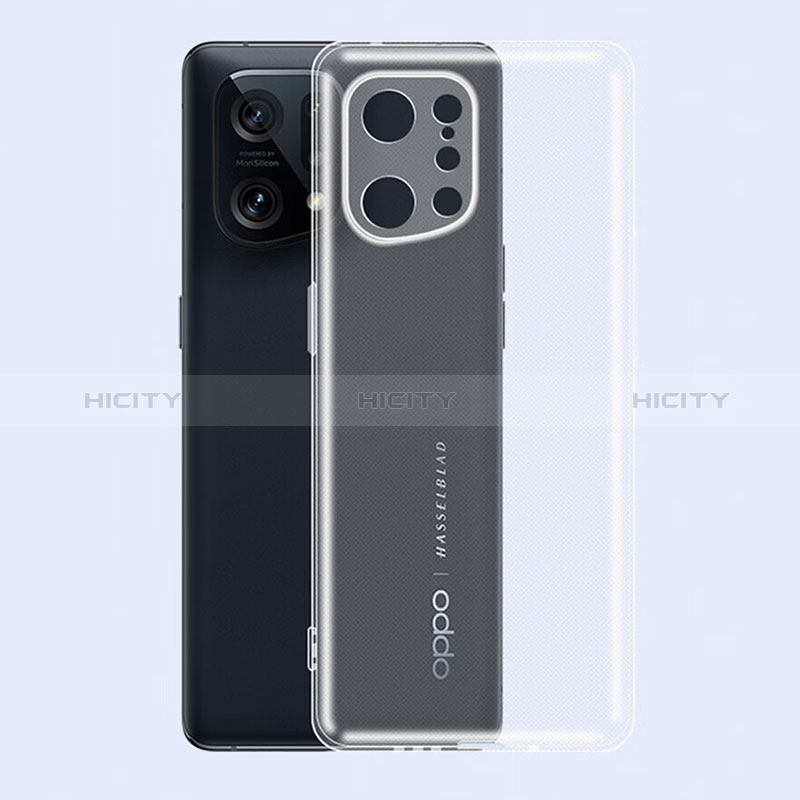 Coque Ultra Fine TPU Souple Transparente T06 pour Oppo Find X5 5G Clair Plus