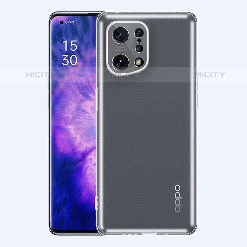 Coque Ultra Fine TPU Souple Transparente T06 pour Oppo Find X5 Pro 5G Clair Plus