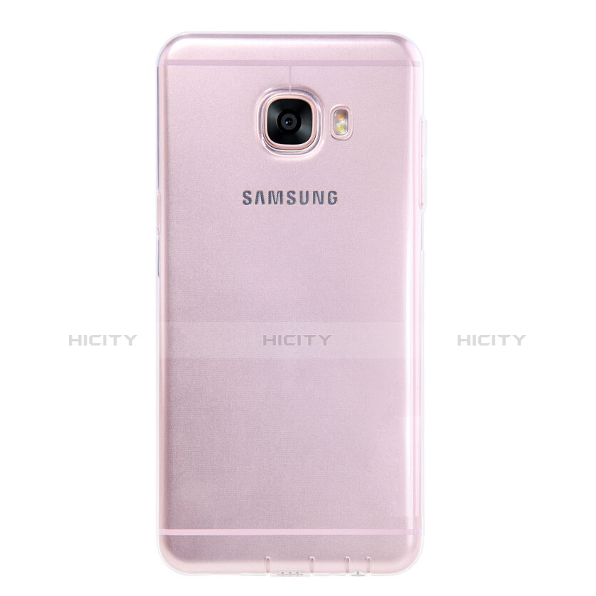 Coque Ultra Fine TPU Souple Transparente T06 pour Samsung Galaxy C7 SM-C7000 Clair Plus