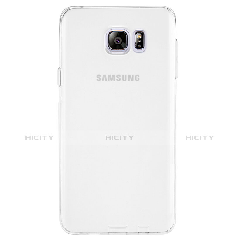 Coque Ultra Fine TPU Souple Transparente T06 pour Samsung Galaxy Note 5 N9200 N920 N920F Blanc Plus