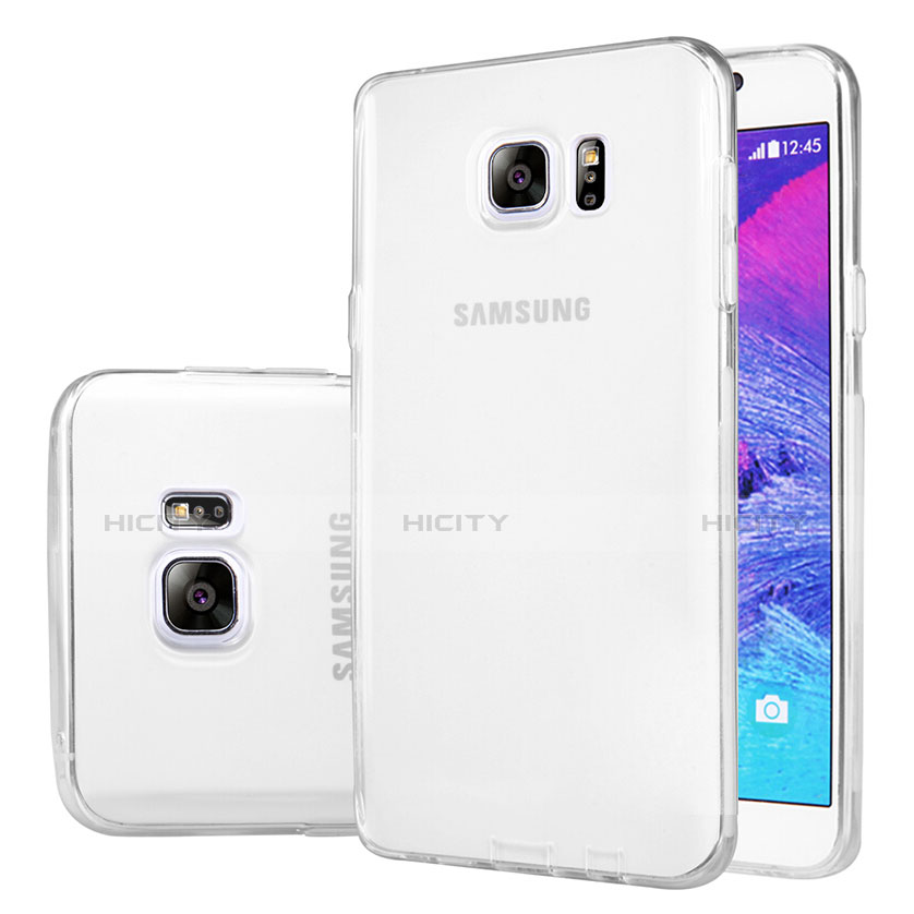 Coque Ultra Fine TPU Souple Transparente T06 pour Samsung Galaxy Note 5 N9200 N920 N920F Blanc Plus